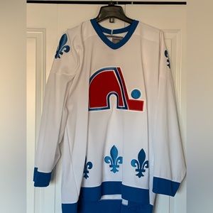 Vintage Quebec Nordiques hockey jersey